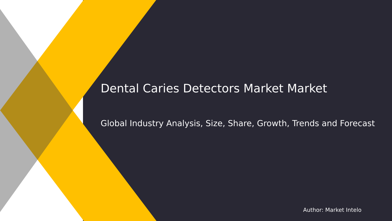 Dental Caries Detectors Market Research Report 2033